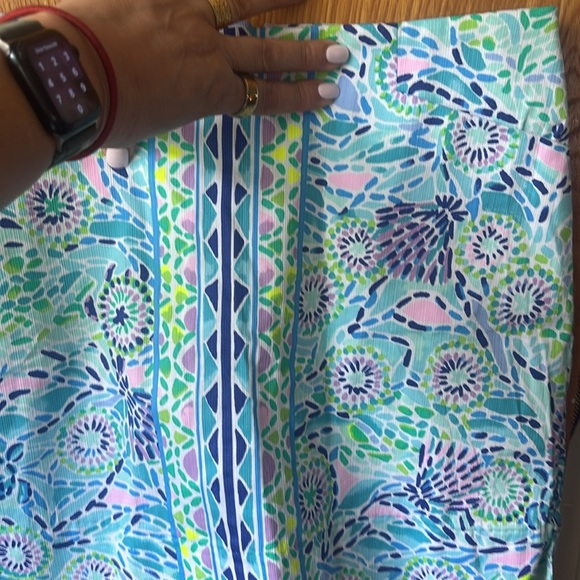Lilly Pulitzer Marigold Skort In Open Water - Picture 8 of 8